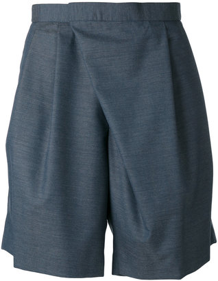 Kolor asymmetric tailored shorts