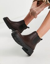 Thumbnail for your product : UGG markstrum heeled chelsea boots in burgundy