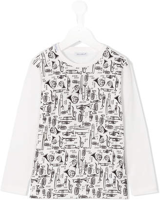 Dolce & Gabbana Kids instrument print T-shirt