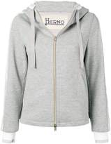 Thumbnail for your product : Herno zipped panel hoodie