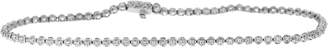 Silvernshine Jewels 0.25 CT Diamond Tennis Bracelet For Women 14K Gold Plated Float Prong Setting