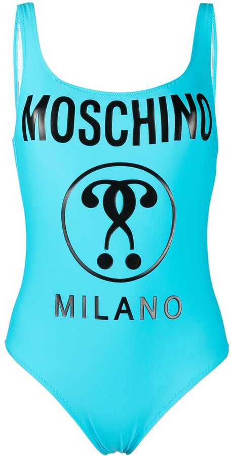 Moschino Double Question Mark swimsuit - ShopStyle