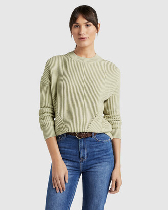 French Connection Women's Jumpers & Cardigans - Stitch Detail Knit - Size One Size, L at The Iconic