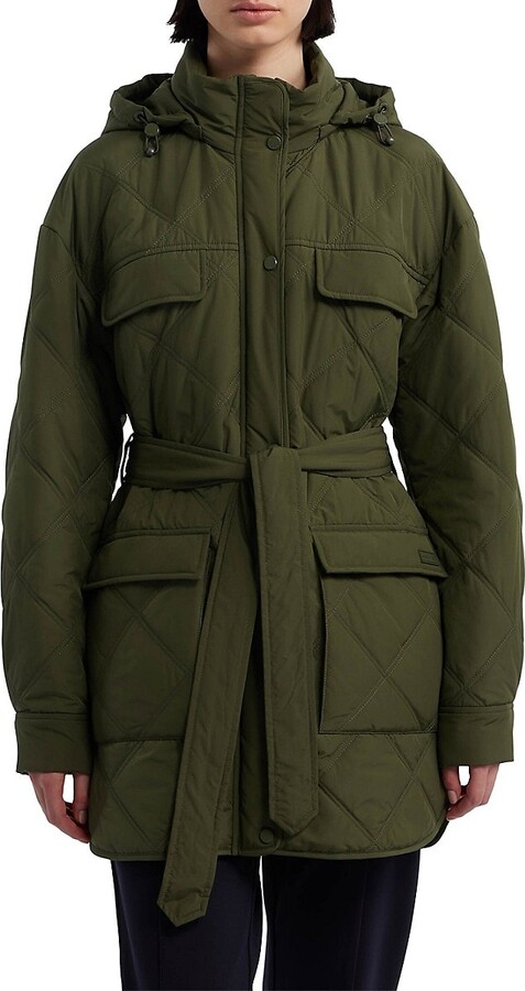 Hunter Friday Quilted Packable Hooded Jacket