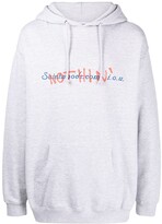 Thumbnail for your product : Saintwoods Slogan-Print Hoodie