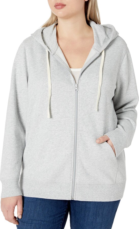 Essentials Womens French Terry Fleece Pullover Hoodie 