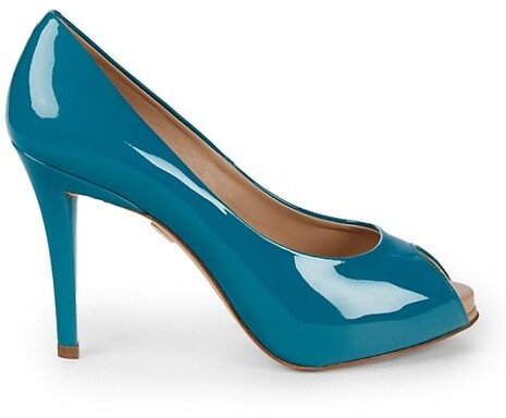 teal pumps