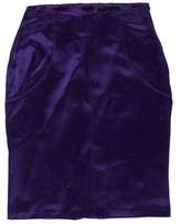 Thumbnail for your product : CNC Costume National Satin Knee-Length Skirt