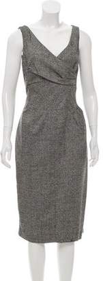 Michael Kors Wool Midi Dress