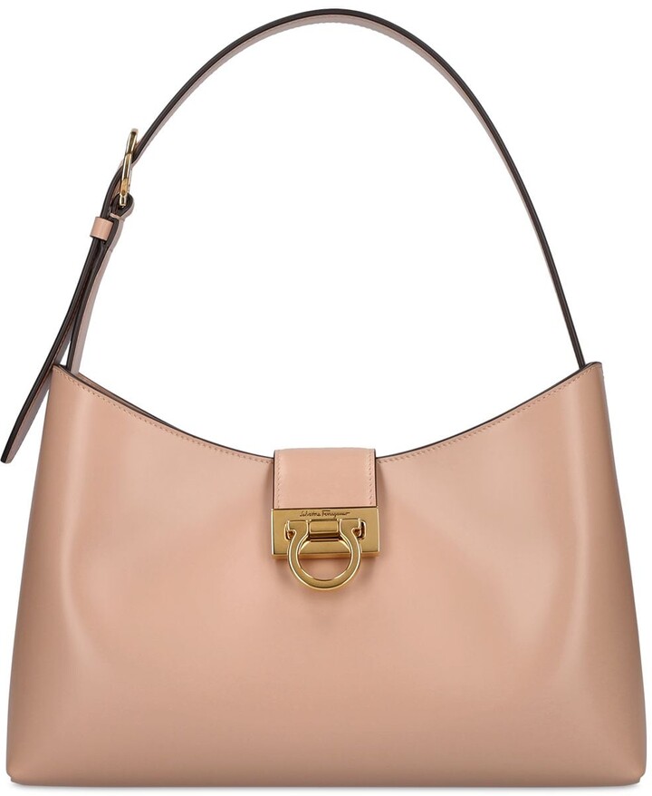 Ferragamo Small Trifolio leather shoulder bag ShopStyle