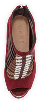 Thumbnail for your product : L.A.M.B. Master Suede Caged Sandal