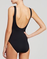 Thumbnail for your product : DKNY Essential Perks Scoop Back One Piece Swimsuit