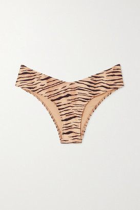 Faithfull The Brand Net Sustain Ida Tiger-print Bikini Briefs