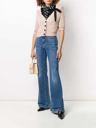 RED Valentino Flared Mid-Rise Jeans