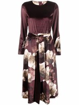 Thumbnail for your product : 813 Floral-Print Tie-Fastening Dress