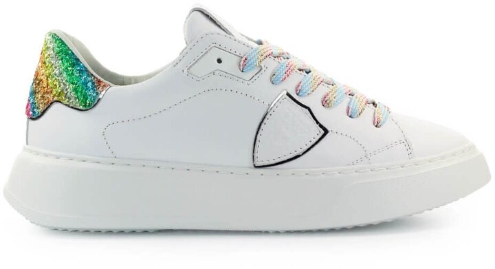 multicolor glitter shoes