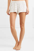 Thumbnail for your product : Eberjey Sleep Chic Printed Jersey Pajama Set - White