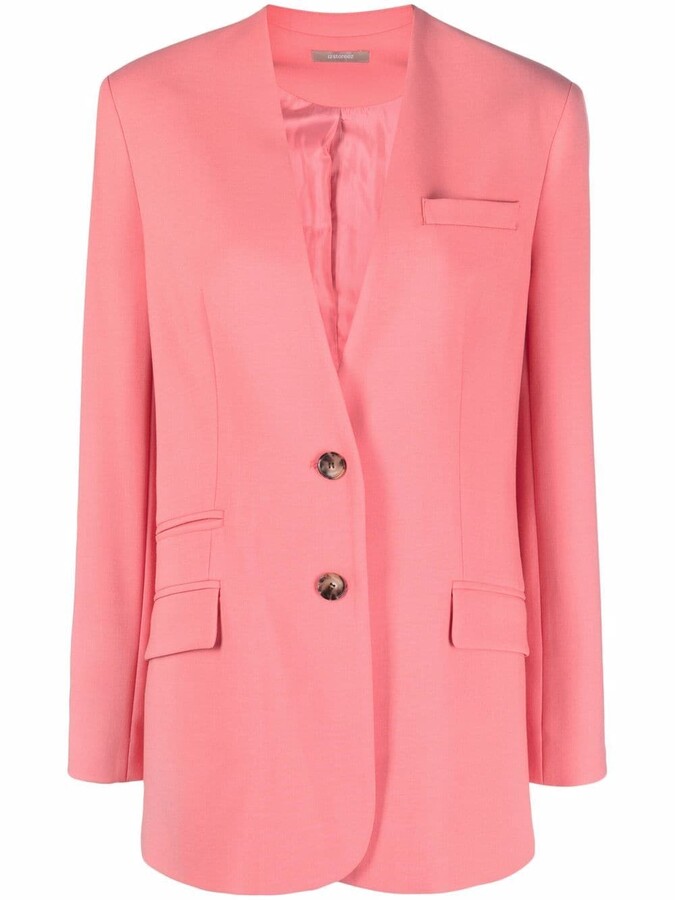 Coral Pink Jacket | Shop the world's largest collection of fashion 