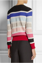 Thumbnail for your product : Sonia Rykiel Sonia by Striped wool-blend cardigan