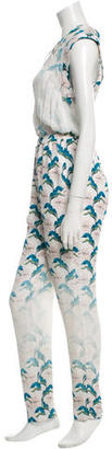 Rebecca Minkoff Silk Printed Jumpsuit