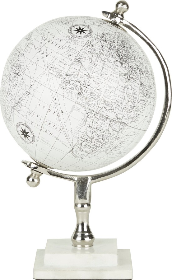 Dunelm Marble Base Globe White/Black ShopStyle Decor