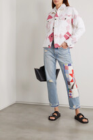 Thumbnail for your product : Mother + Net Sustain + Carolyn Murphy Mountain Drifter Quilted Patchwork Cotton-voile Jacket - Off-white