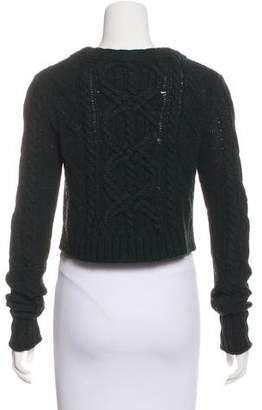 J Brand Cable Knit Wool Sweater