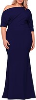 Thumbnail for your product : Betsy & Adam Plus One Shoulder Gown