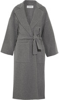 Thumbnail for your product : Loewe Oversized Belted Wool And Cashmere-blend Coat - Stone
