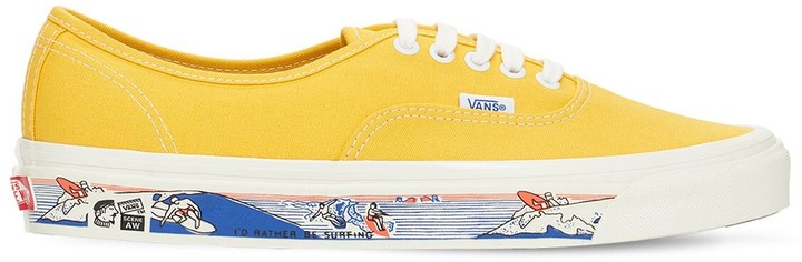 vans all yellow