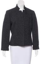Thumbnail for your product : Armani Collezioni Mock Neck Snap-Front Jacket