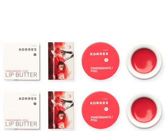 Korres Lip Butter Pomegranate Duo