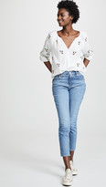 Thumbnail for your product : Velvet Selma Embroidered Blouse