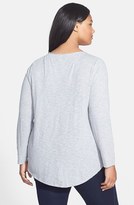Thumbnail for your product : Lucky Brand Framed Geometric Print Tee (Plus Size)