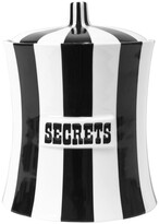 Thumbnail for your product : Jonathan Adler Vice Canister - Secrets - Black/White