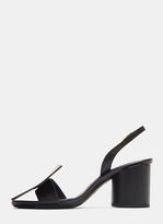 Thumbnail for your product : Jacquemus Les Ronds Carrée Heeled Sandals in Black