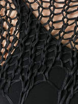 Thumbnail for your product : Isabel Benenato open knit asymmetric blouse