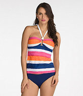 Thumbnail for your product : Lauren Ralph Lauren Handpainted Stripes Ring Tubini Top & Solid Hipster Bottom