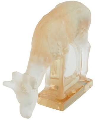 Lalique Crystal Deer Figurine