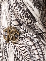 Thumbnail for your product : Roberto Cavalli Feather-Print Dress