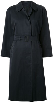 Burberry Pre-Owned 1990s Straight Belted Coat