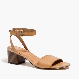j crew block heel sandal