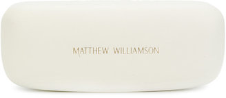 Matthew Williamson round stripe lense sunglasses
