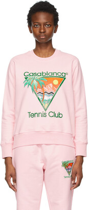 Casablanca Pink 'Tennis Club' Sweatshirt