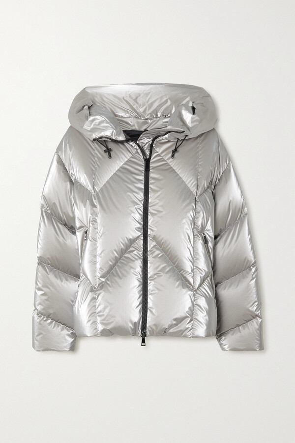 puffer coat silver