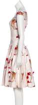 Thumbnail for your product : Giles Printed Silk Dress