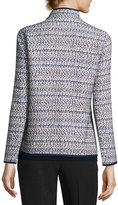 Thumbnail for your product : Lafayette 148 New York Branson Stand-Collar Tweed Jacket, Multi