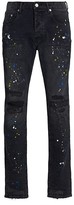 Thumbnail for your product : Purple Brand P001 Reflective Paint Splatter Skinny Jeans