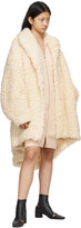 Thumbnail for your product : MM6 MAISON MARGIELA Off-White Knit Zip-Up Dress