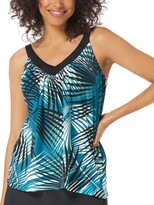 Thumbnail for your product : CoCo Reef Women's Core Printed Bra-Sized Tankini Top Women's Swimsuit